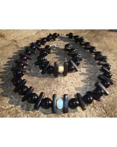 Black Necklace / Bracelet set